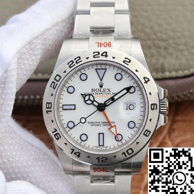 Explorer White Factory GM M216570-0001 Stainless Rolex Steel V4 Dial 0123